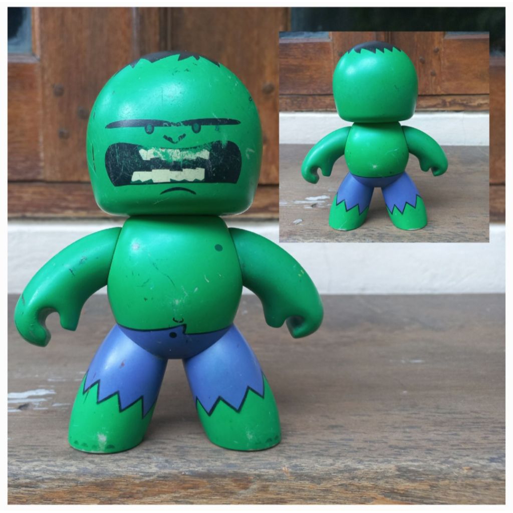 Figure Mainan Mighty muggs Marvel Incredible Hulk Original Hasbro