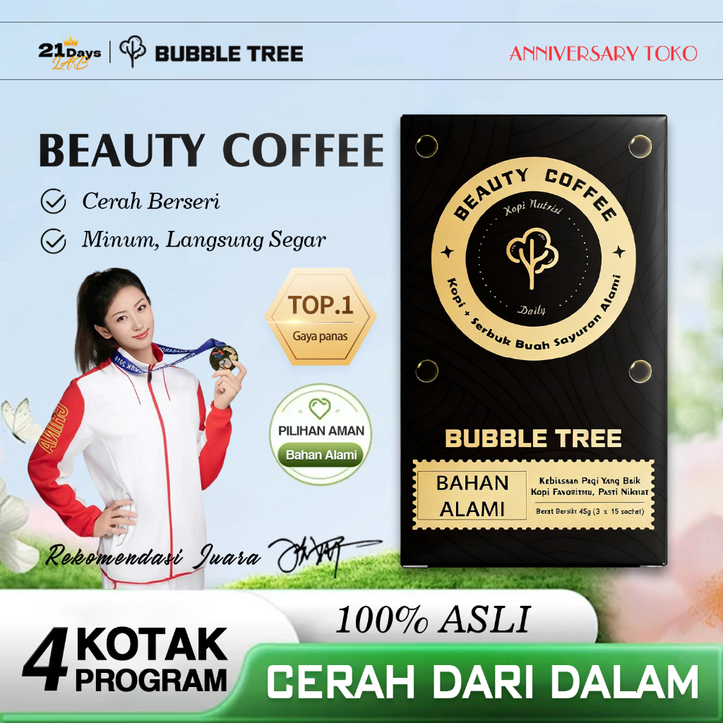 

21Days Coffee Beauty Coffee – Kolagen – Rekomendasi Juara Olimpiade