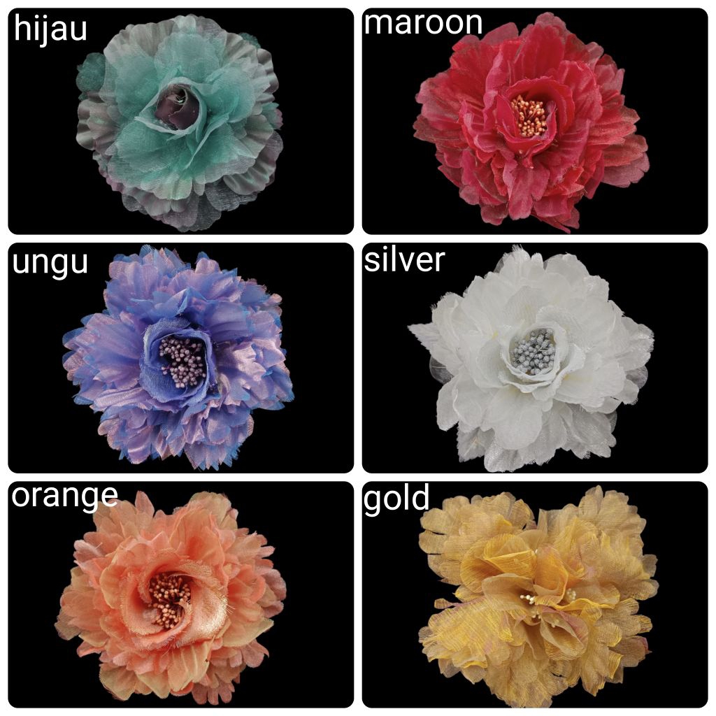 Bunga korsase,korsase gaun ,Korsase Rambut atau bunga Aksesoris rambut/gaun