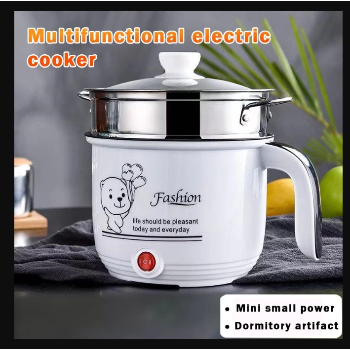 AL Panci Portable listrik Multifunctional Electric Frying Pan Panci Listrik