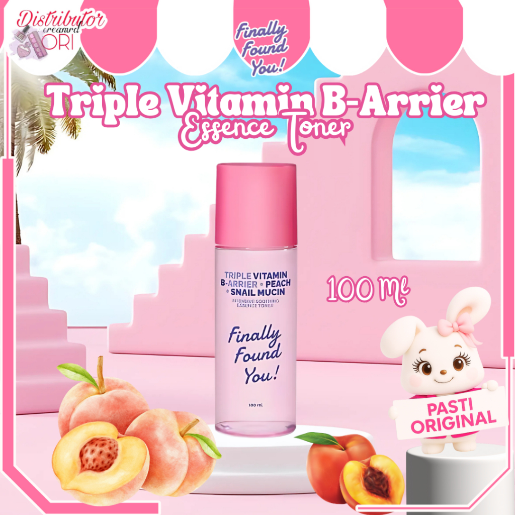 Finally Found You! Triple Vitamin B-Arrier + Peach + Snail Mucin Intensive Soothing Essence Toner 10