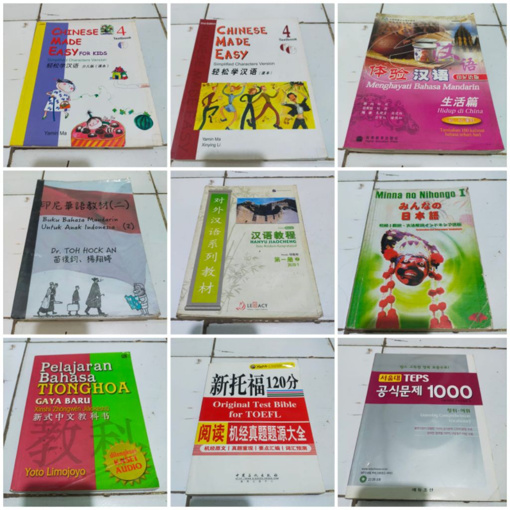 Teps 1000 Listening Komprehensif vocabulary. buku bahasa Mandarin untuk anak Indonesia. Test Bible f