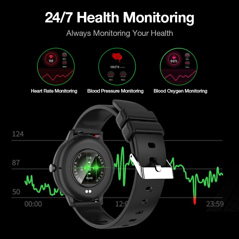 NEW Aolon GTR Mini Smartwatch Pria/Wanita Support Call Game Multi-Sport Mode Jam Tangan Pintar Aolon