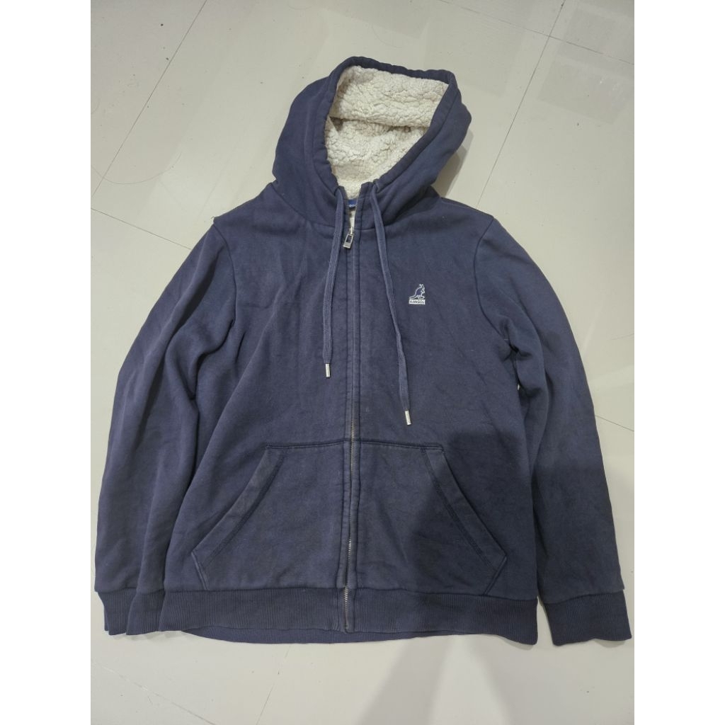 hoodi sweater rare sherpa Kangol