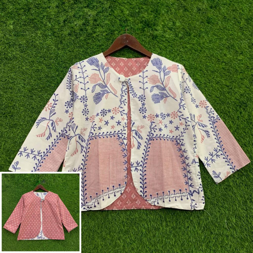 BLEZER BATIK BOLAK BALIK MODERN