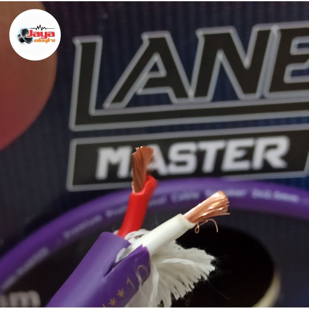 Kabel speaker serabut Lane Master  Gold 2x2.5mm