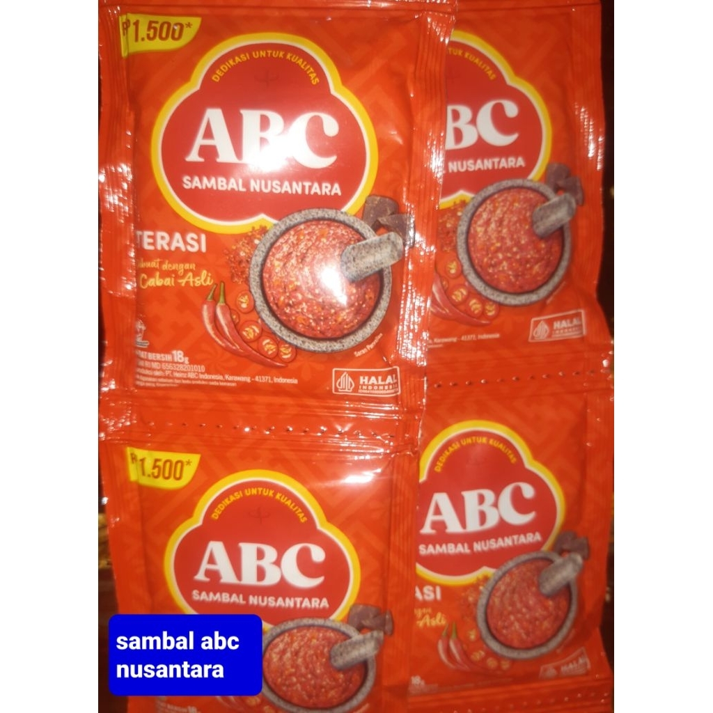 

sambal terasi abc nusantara dijamin original exp juni 2026