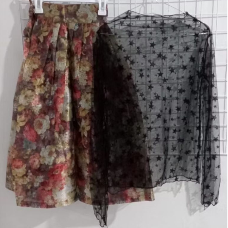 Rok Lilit Hanbok Modern Bunga (Free Atasan)