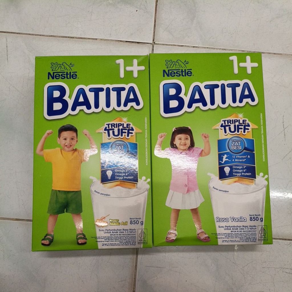 

Ready Susu Nestle Batita 1+ Vanilla/Madu 850gr