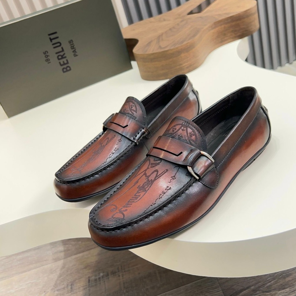 SEPATU PANTOFEL PRIA BRANDED BERLUTI1198 MIRROR