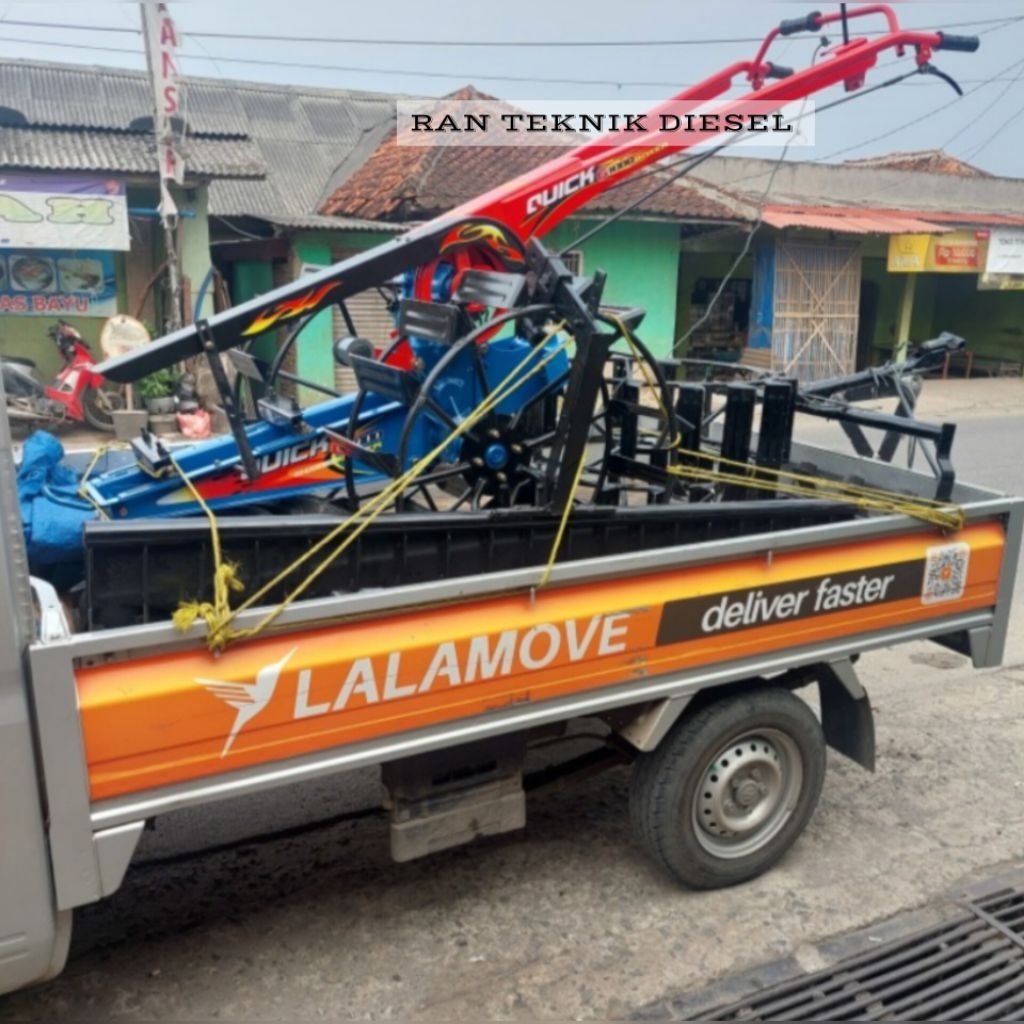 Traktor Sawah Quick G1000 BOXER Tanpa Mesin