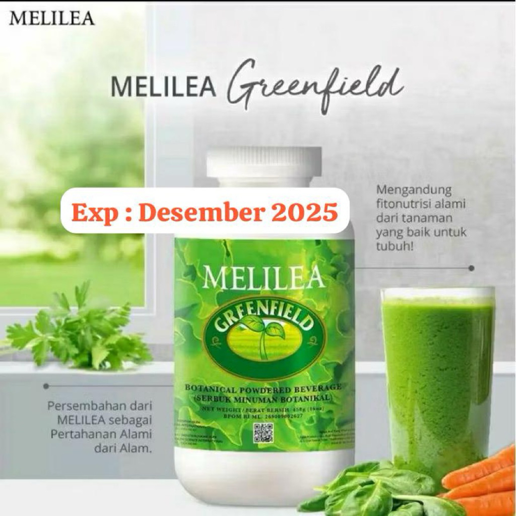 

(COD) MELILEA Greenfield Organic Serbuk Minuman Botanikal (minuman yang kaya nutrisi nabati)