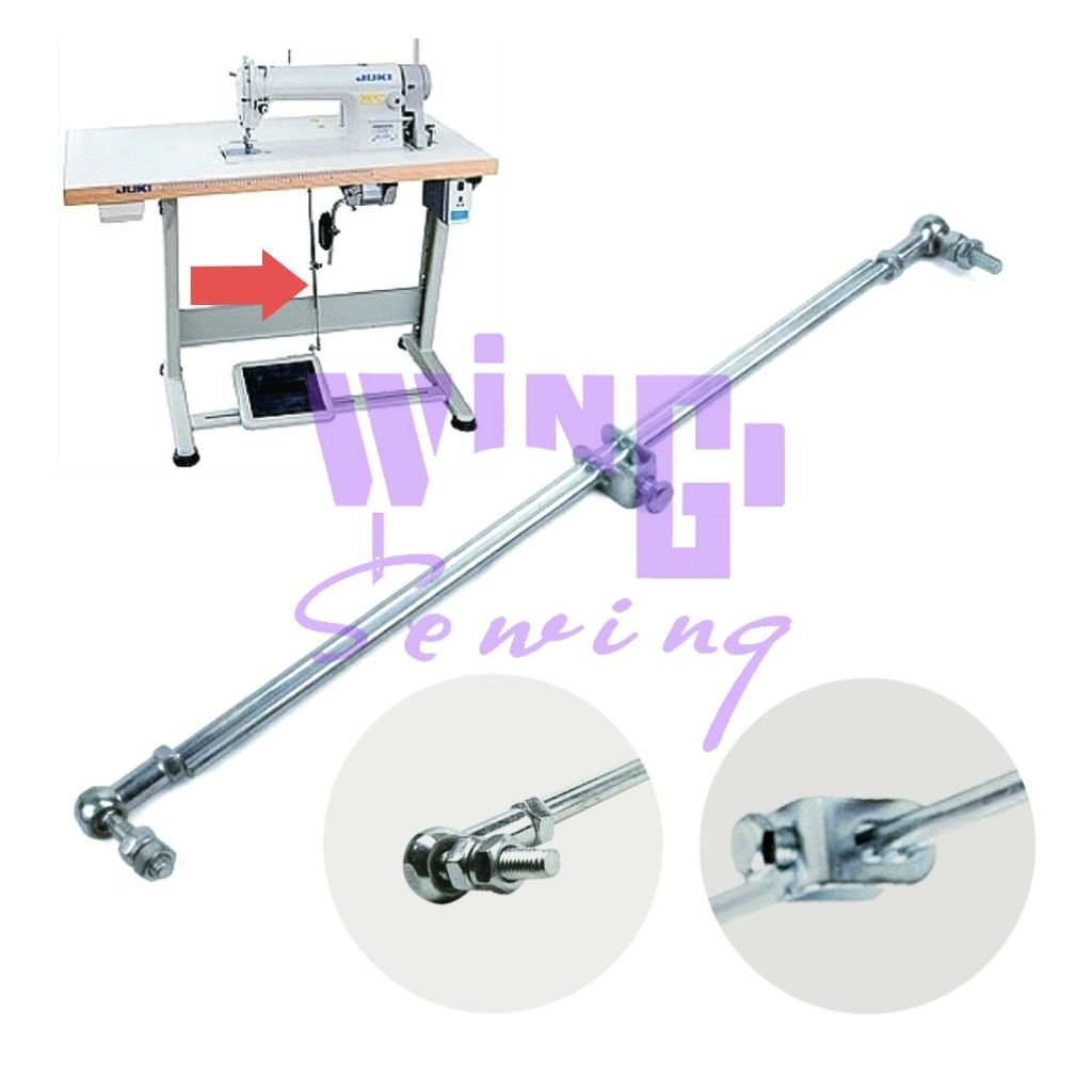 Kawat Injakan Servo Dinamo Mesin Jahit Industri Sambungan Pedal Dynamo