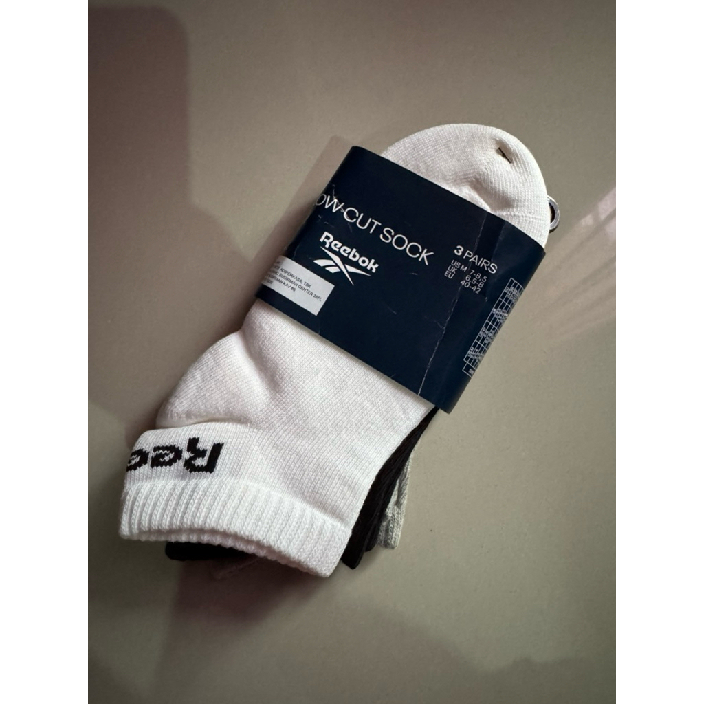 kaus kaki 3 pc dan 3 warna reebok