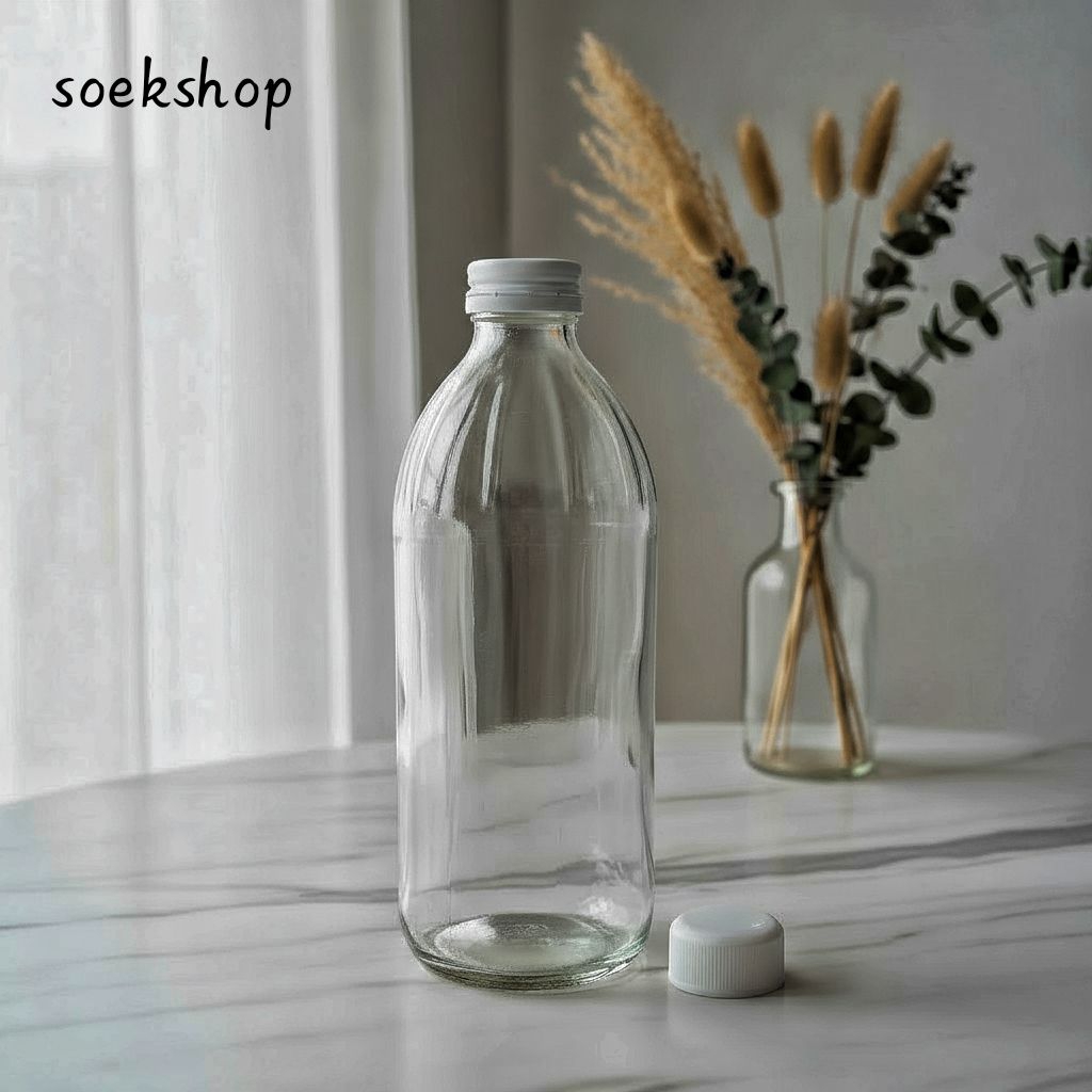 Botol Kaca 500ml, Botol kaca apel 500ml, Botol asi 500ml