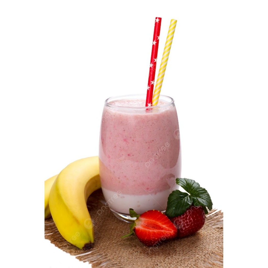 

JUS STRAWBERRY + PISANG