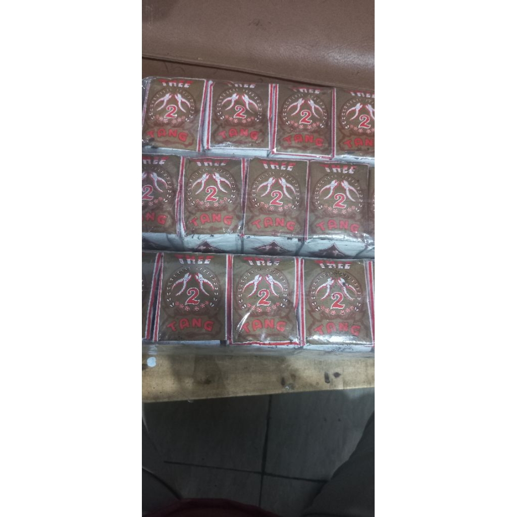 Teh 2 tang coklat isi 10 per pack