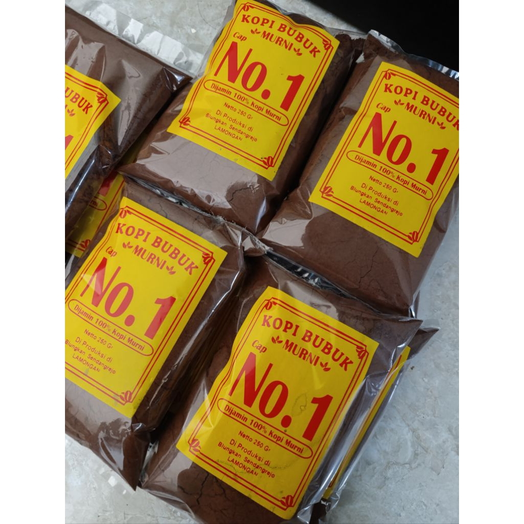 

Kopi Bubuk Murni Nomer 1 250g