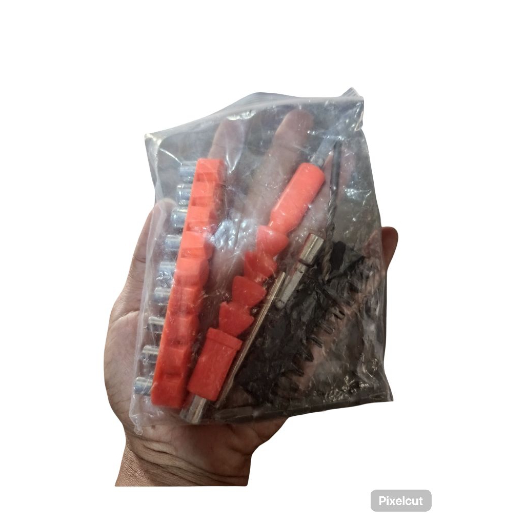 aksesoris, accessories mata bor flexible shaft shock + mata obeng