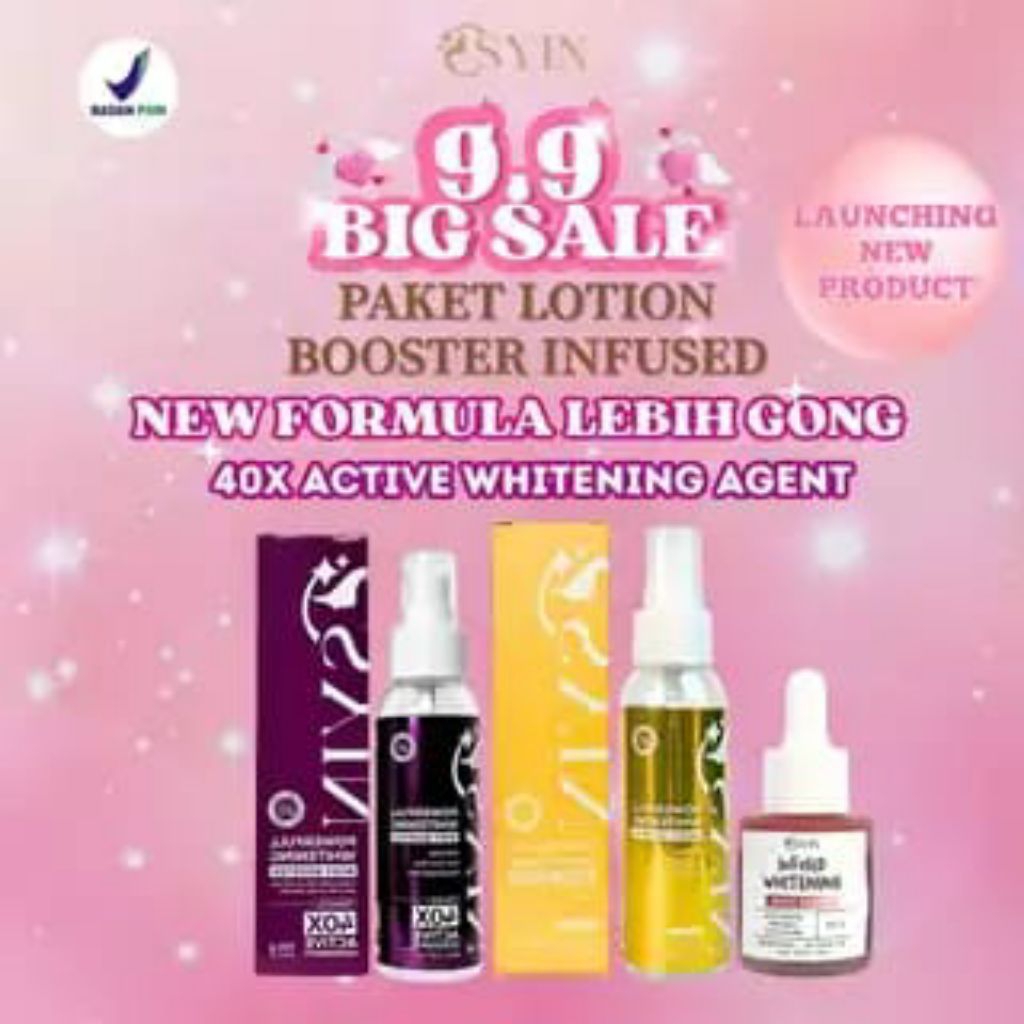 paket whitening body lotion new formula osyin glow