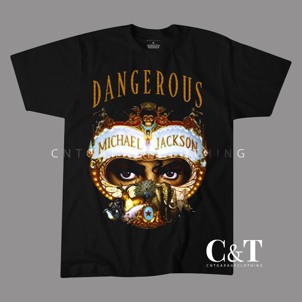 Kaos Musik Michael Jackson Vintage Tee | MJ 001 | Kaos Vintage Michael Jackson Unisex Cotton Tee
