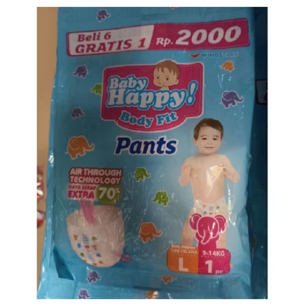 Pampers Baby Happy Renceng ukuran S/M/L/XL