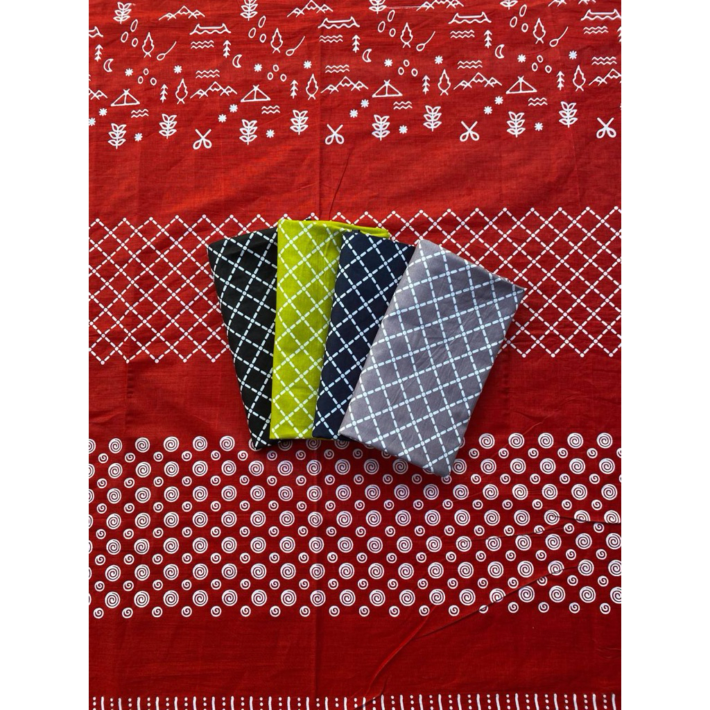 KAIN BATIK PEKALONGAN / KAIN KATUN / BATIK PRINTING / MOTIF ROMAN