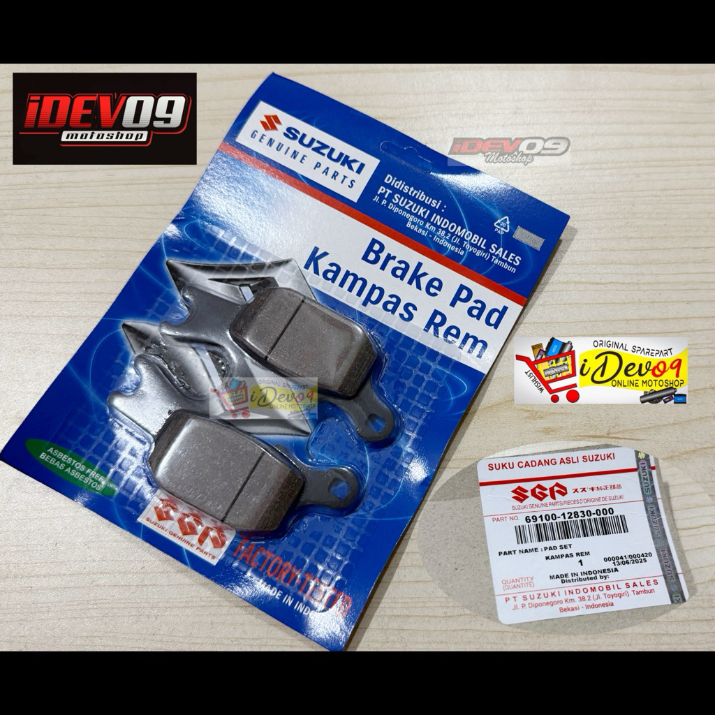 Kampas Sepatu Rem Belakang Satria Fu Fi Kaliper Tokico Raider Fi Original SGP