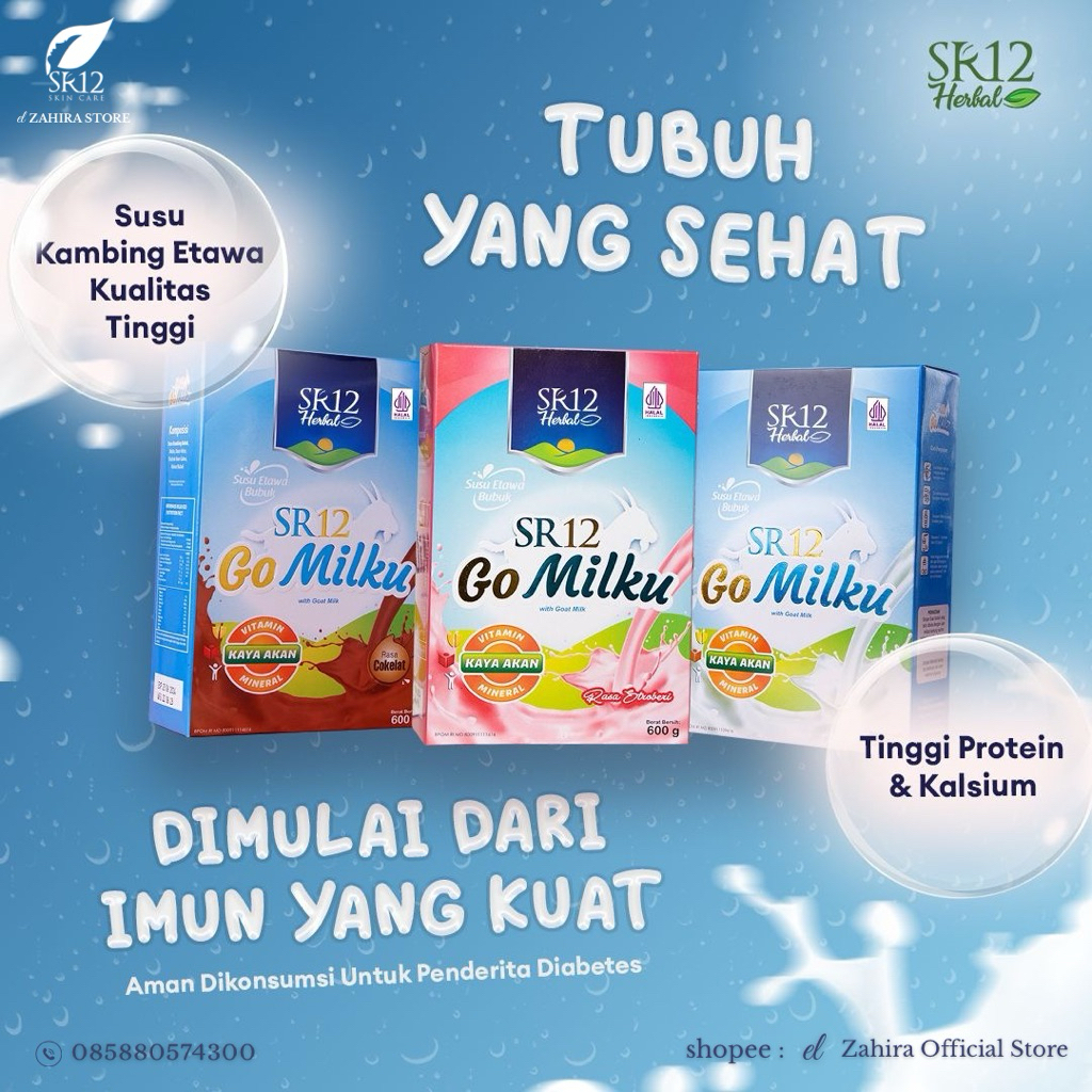 

Susu Kambing Ettawa Bubuk GoMilku 200gr dan 600gr