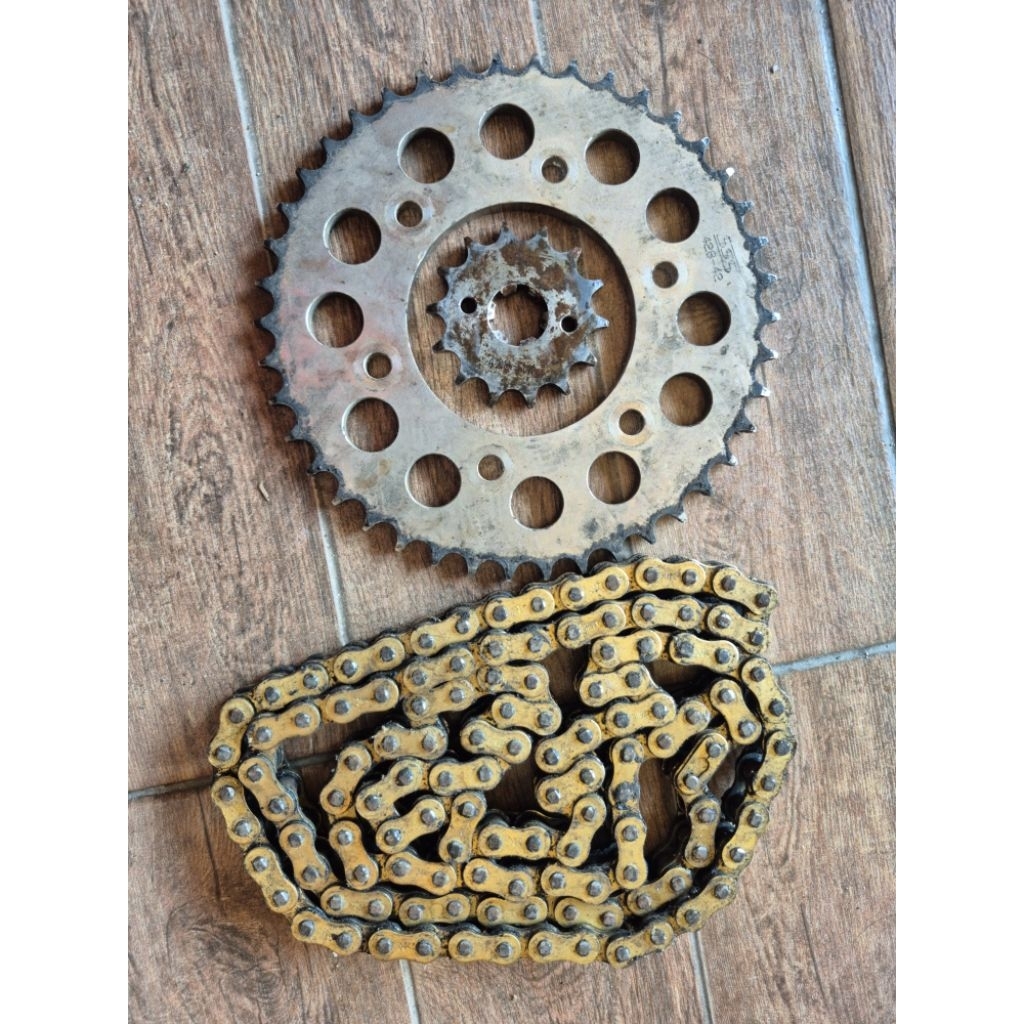 Gear set SSS mx king / vixion new