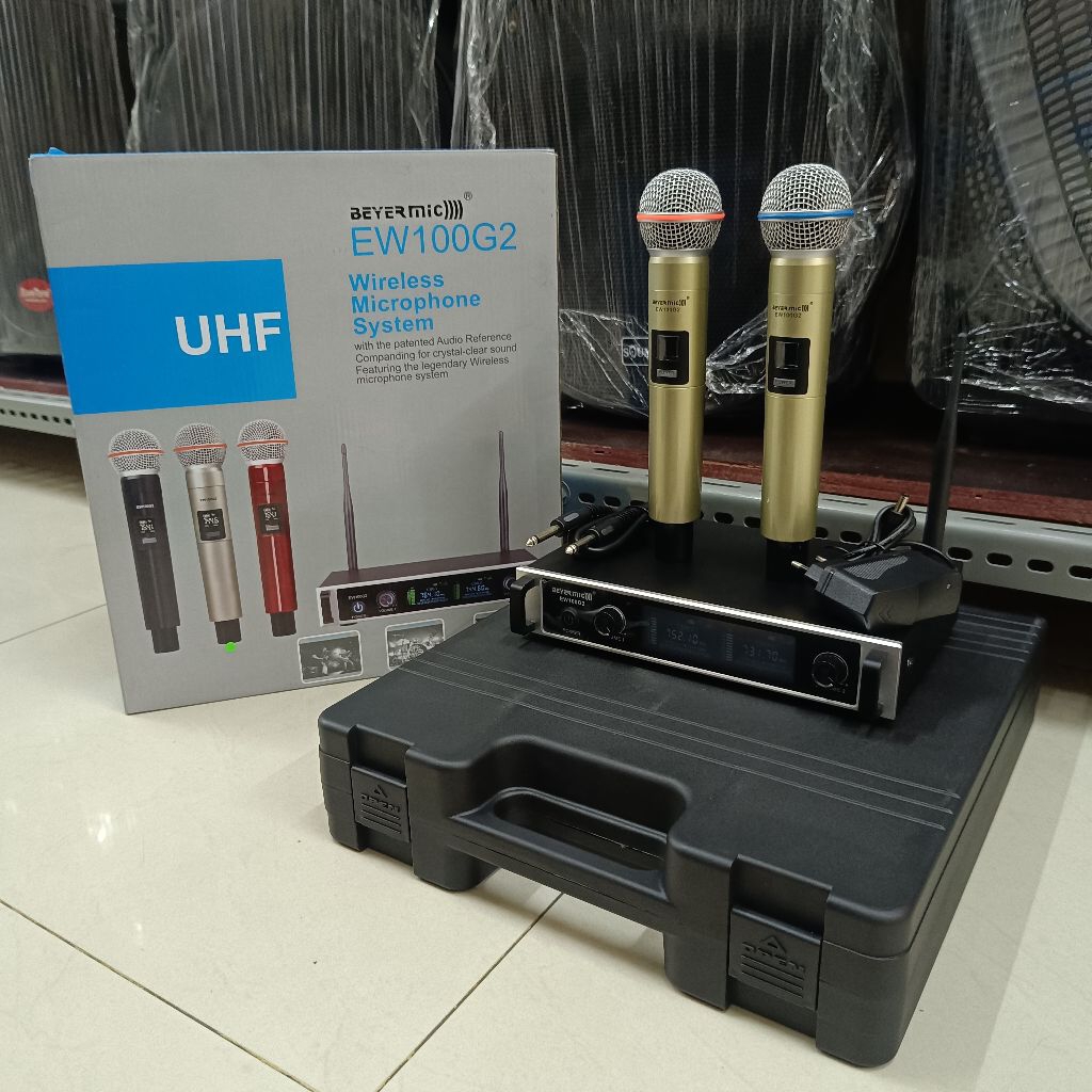 Mic Wireless Beyermic EW100G2 Original Microphone Wireless  Beyermic EW-100-G2 / Microphone Wireless
