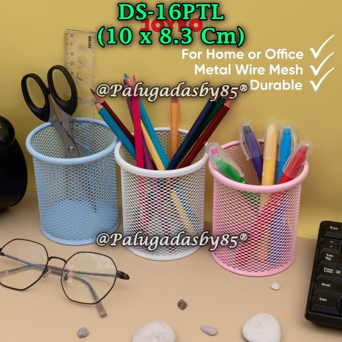 

(1 Biji) Desk Set JOYKO Pen Holder Tempat Alat Tulis Jaring Jala DS-16PTL DS-16CO DS-17 (1 Biji)
