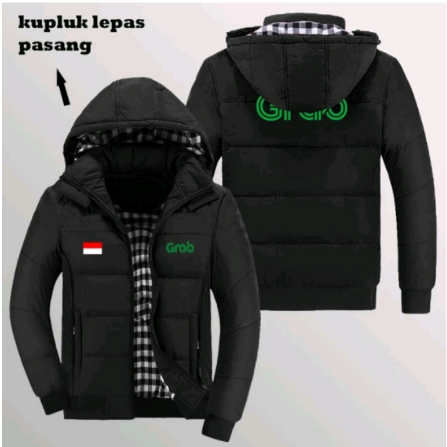Jaket Grab Original | Jaket Parka | Jaket Grab Driver | Jaket Ojol | Jaket Motor Ojol Grab