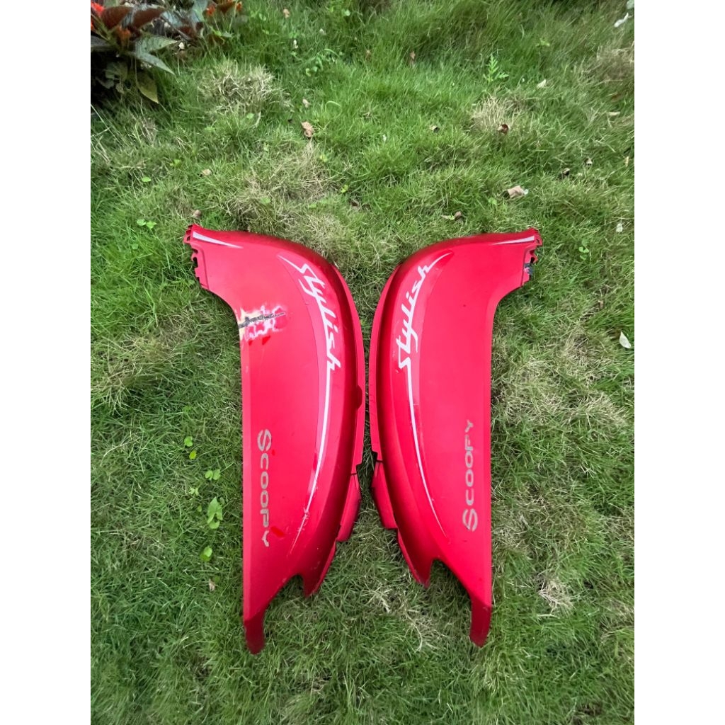 Body Bodi Belakang Cover New Scoopy f1 Esp Stylish Merah Dop 2018-2020 Original Copotan 83500-K93-N0