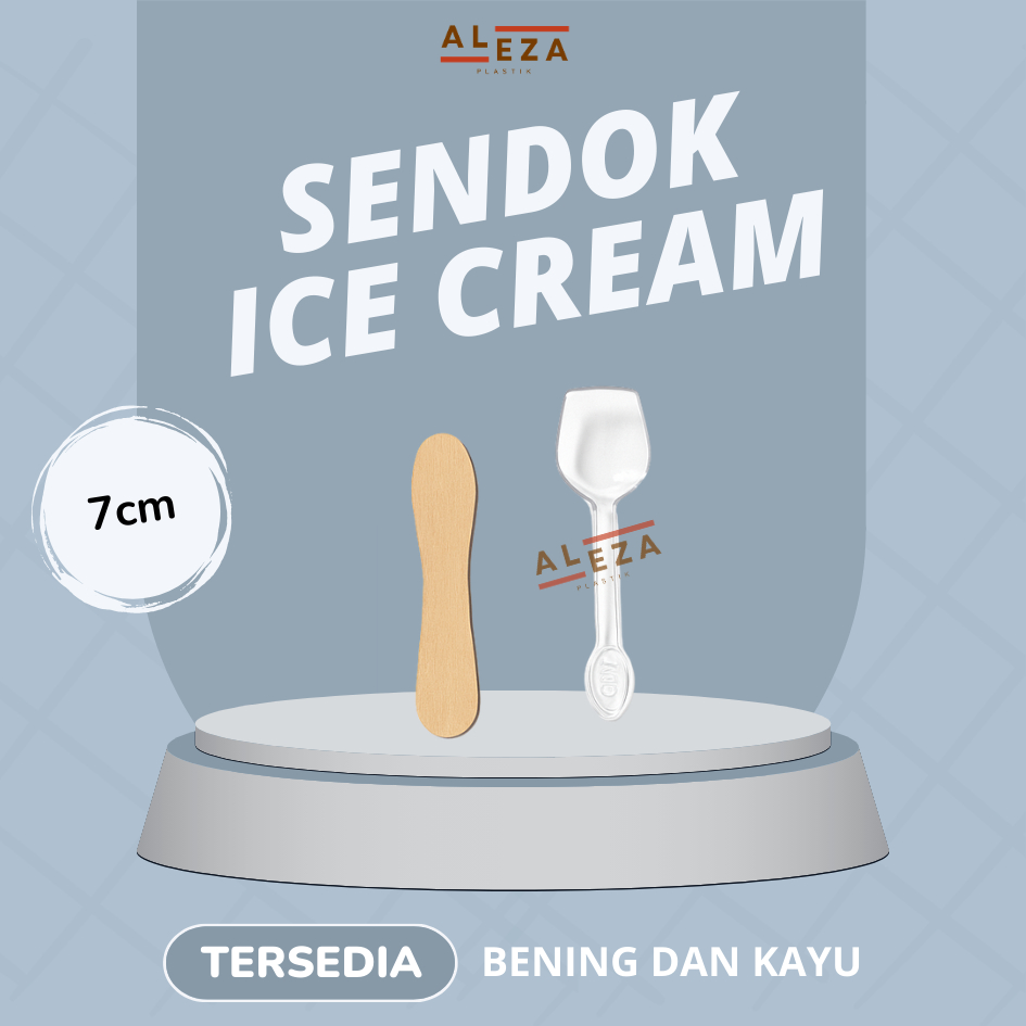 Sendok Ice Cream Plastik | Sendok Kayu Kecil | Sendok Plastik Kecil | Sendok Ice Cream Kayu | Sendok