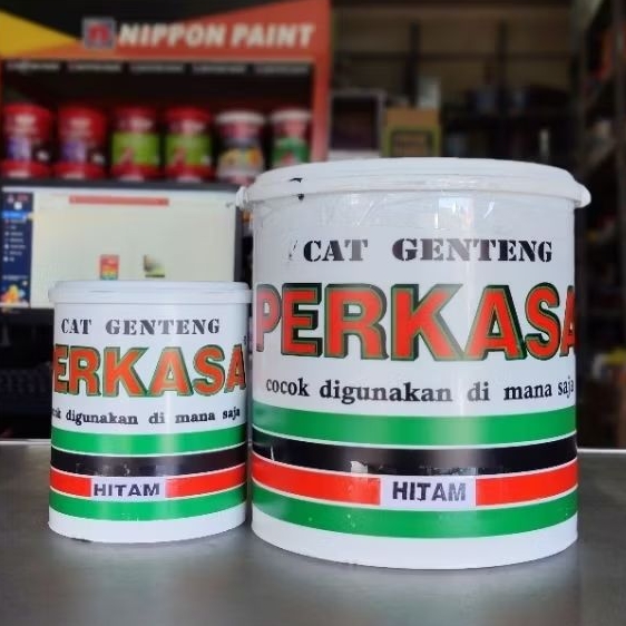 Cat Genteng PERKASA Hitam.