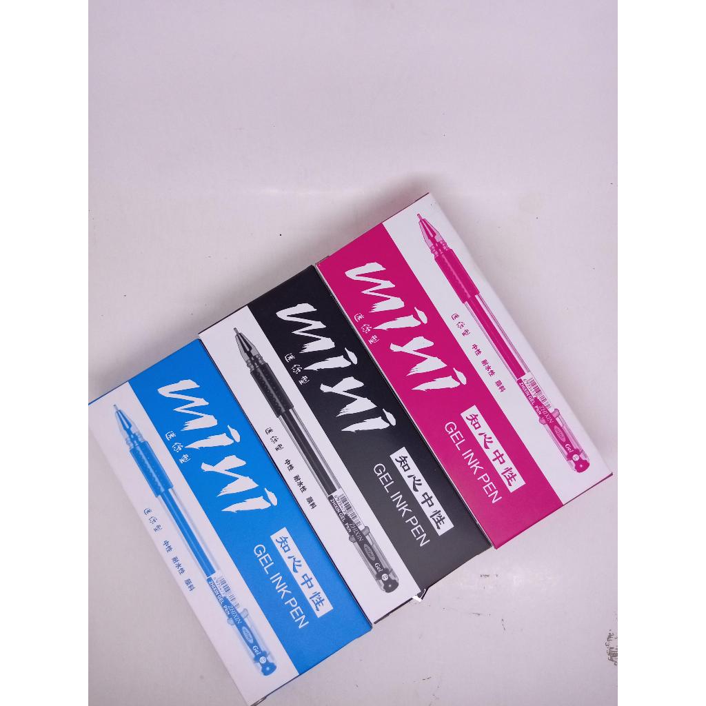 

Pulpen Gel Mini / Gel Pen Mini JL - 212 0.5 mm Hitam Merah Biru Isi 12 Pcs
