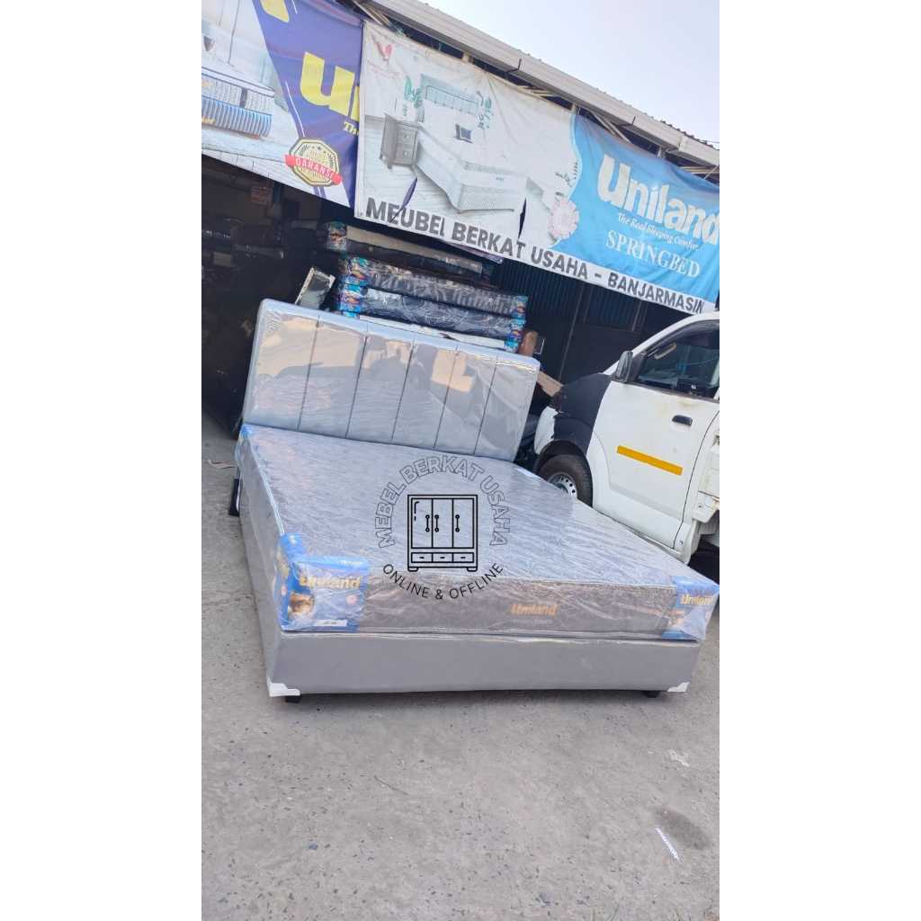 SPRINGBED SET DIVAN + KASUR SPRINGBED UNILAND 160X200 I 180X200