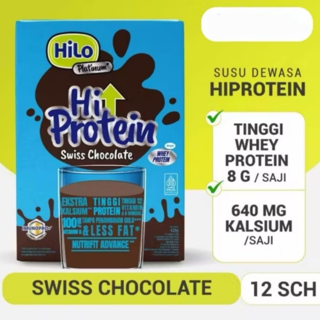 

hilo platinum swiss chocolate 420 gram susu usia 30 tahun ke atas