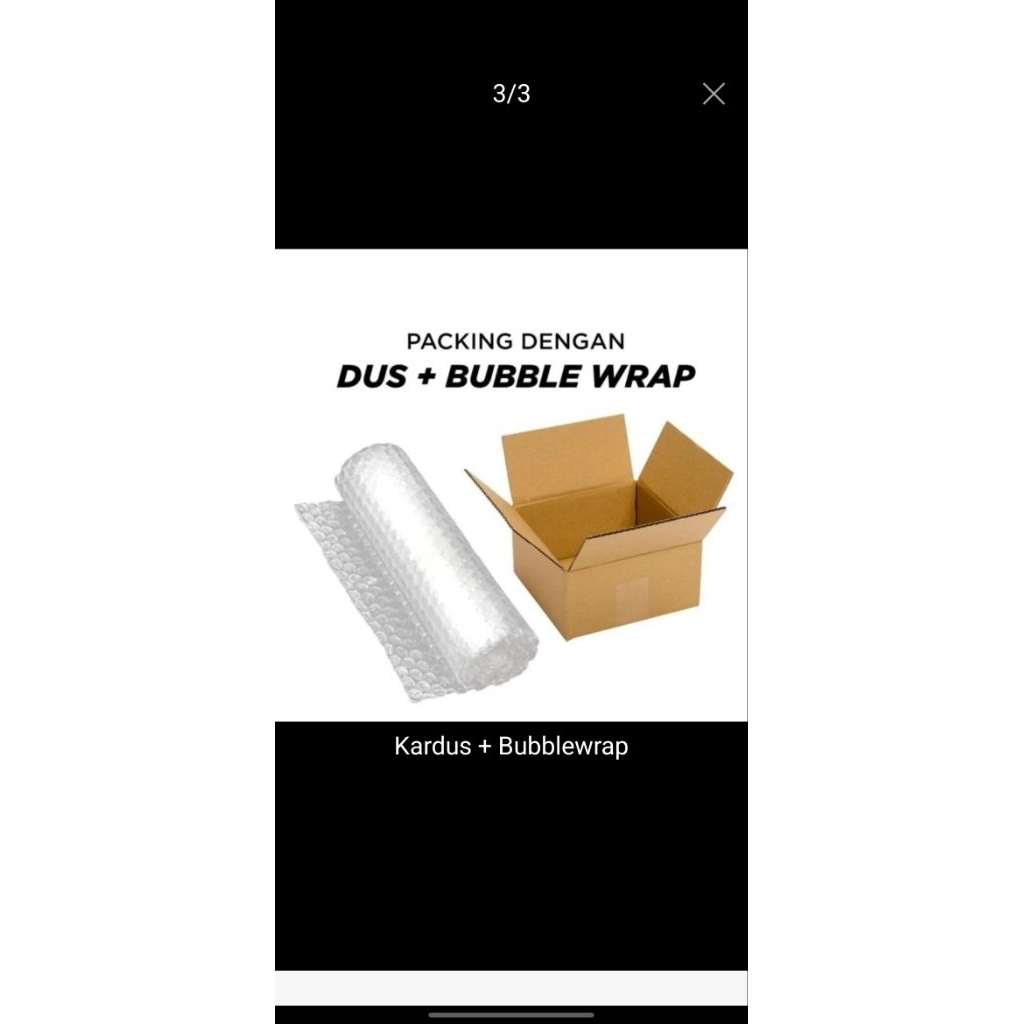 

Packing Kardus dan Bubble wrap