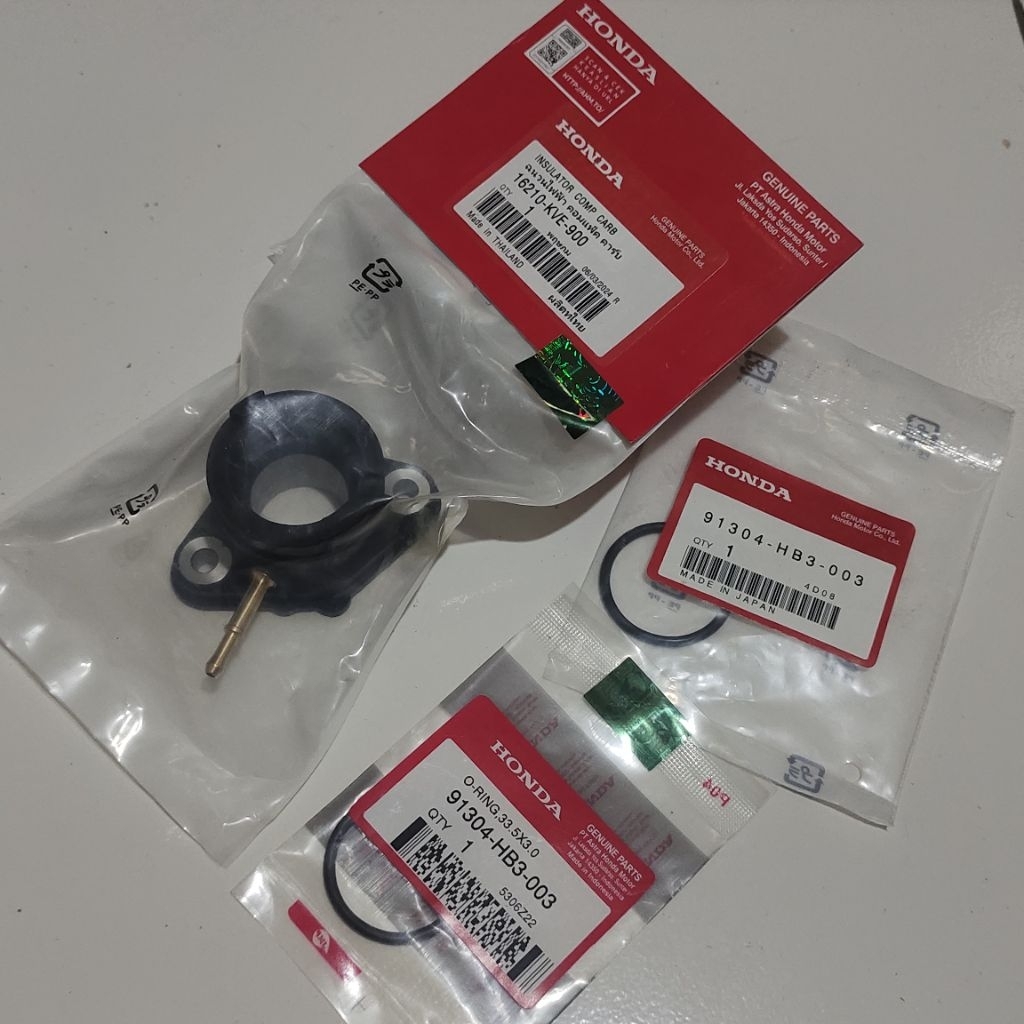 16210-KVE-900 INTAKE INSULATOR MANIPUL MANIPOL KARBURATOR Megapro new fi Mega Pro new mono primus or
