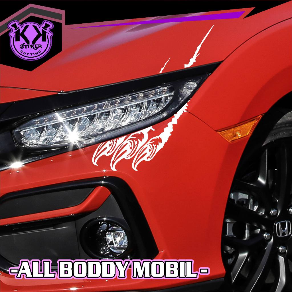 SC.358/STICKER CUTTING/STIKER CAKAR/STIKER 3D/STIKER 3D CAKAR/STIKER CAKAR KUKU/STIKER CAKAR HEWAN