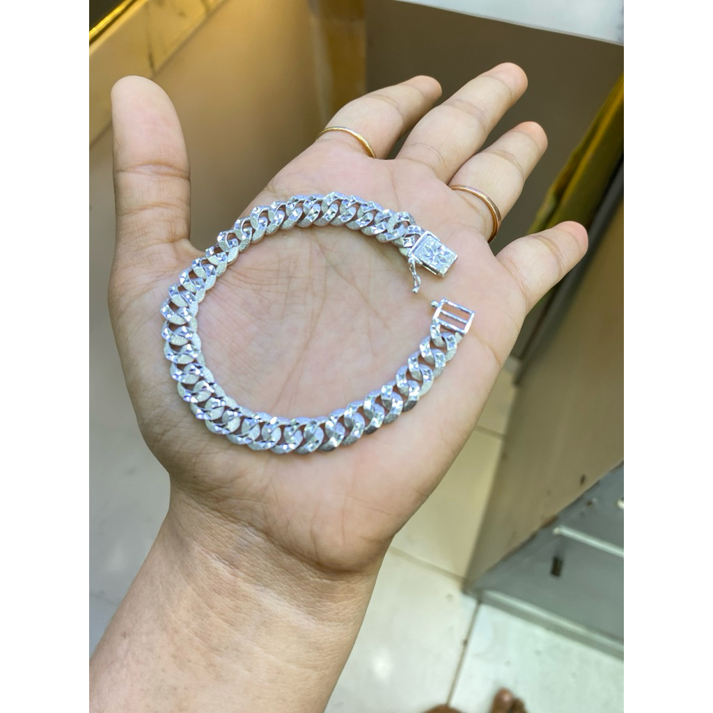 Gelang rantai Sisik Naga dan Rantai variasi,serut model terbaru Emas Putih New Fashion Mas 22 375%/ 