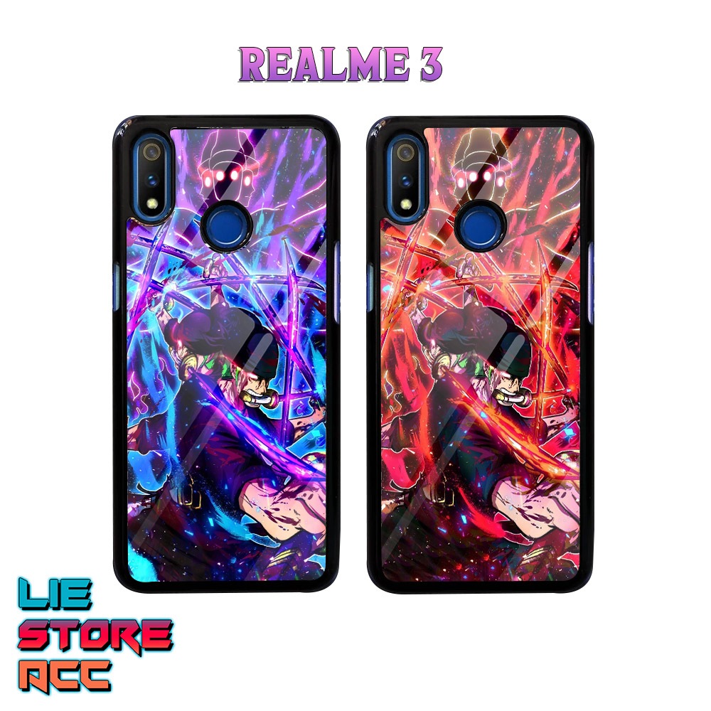 Case Realme 3 Case Hp Realme 3 Premium Glossy liestore_acc Casing [ Zoro ] Casing Hp Realme 3 Aesthe