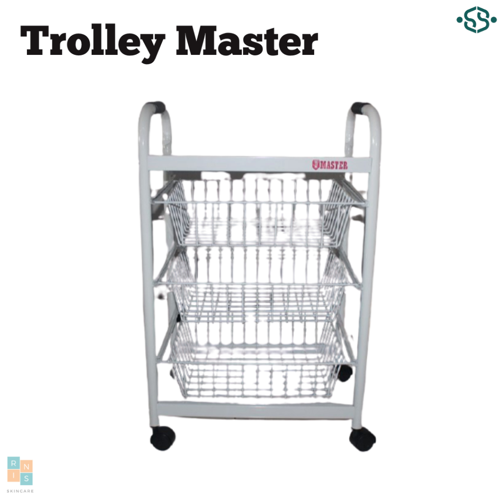 Trolly Master 3 Susun/ Trolly Master Rak 3 Susun / Trolly Facial/ Trolly Salon Kualitas Bagus