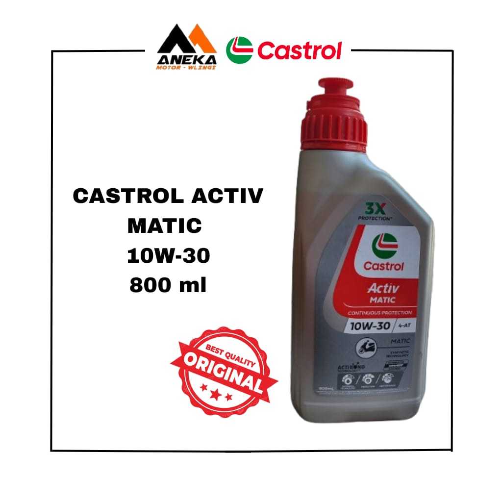 Oli Castrol Activ Matic 10W-30 800ml – Oli Motor Matic Castrol Original