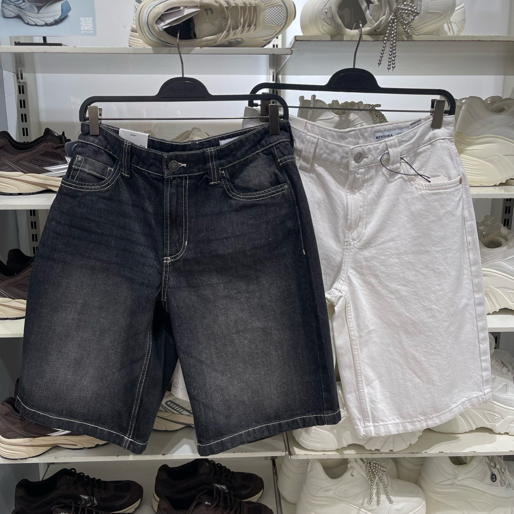 Bermuda Jorts Denim BERSHKA Women Jastip (jasa titip)