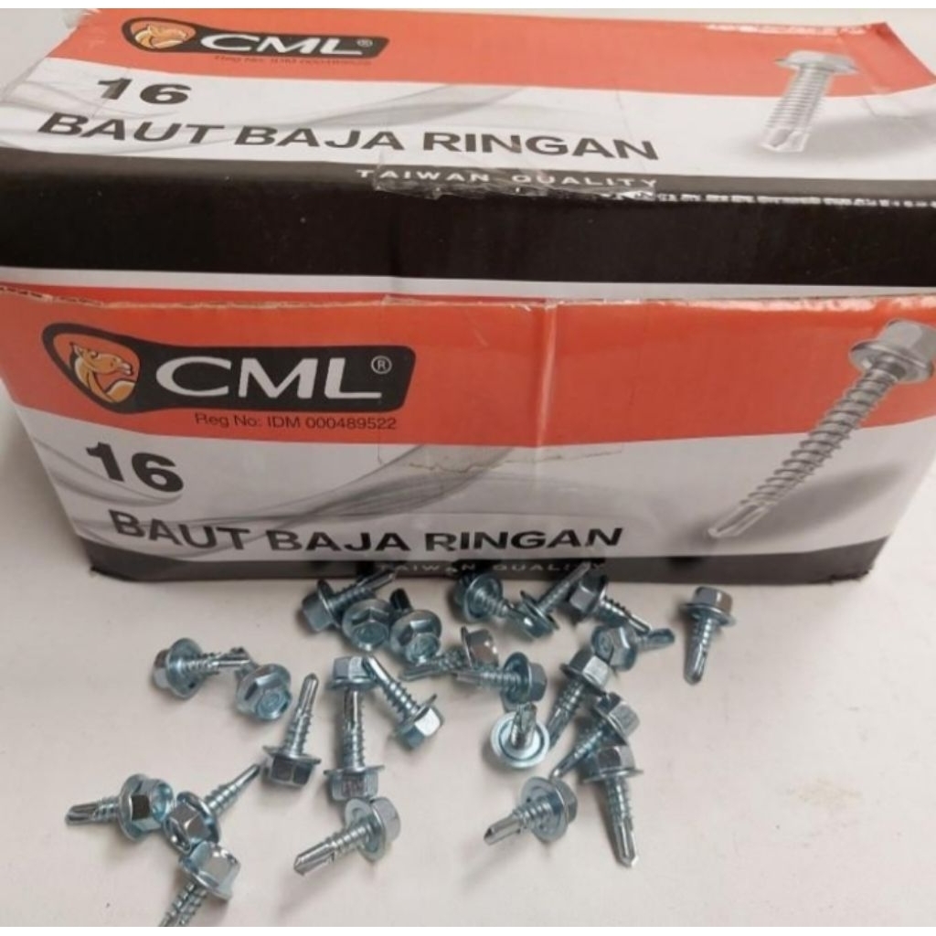 Baut Baja Ringan 10 x 16 CAMEL - Skrup Baja Ringan 10 x 16 CAMEL - isi 100 pcs