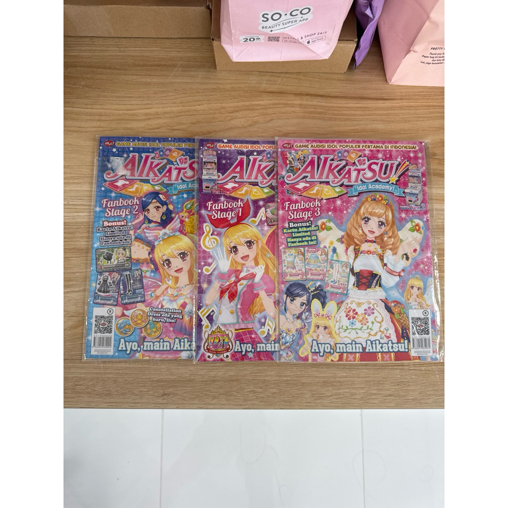 Aikatsu fanbook stage 1-3