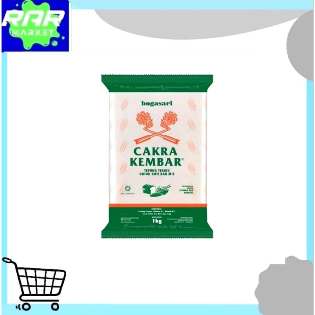 

TEPUNG TERIGU CAKRA KEMBAR 1KG